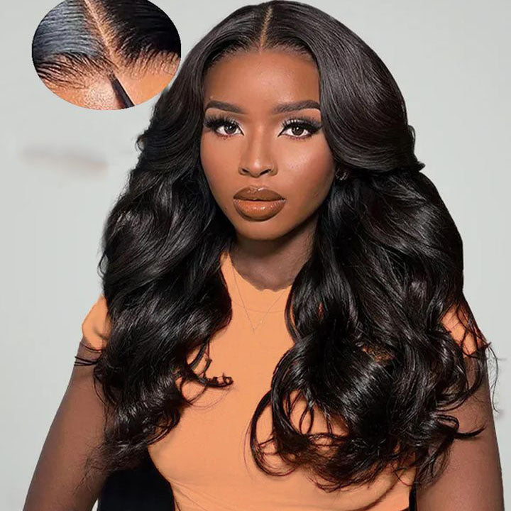 Bogo Flash Sale: 30" Loose Wave 6*4 Lace Wig+10" Bob Wig with Bangs