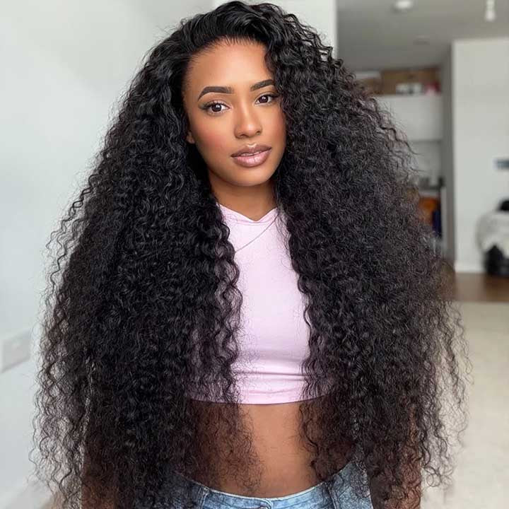 Bogo Flash Sale: 20" Curly 13*4 Lace Front Wig + Pixie Cut Bob Wig
