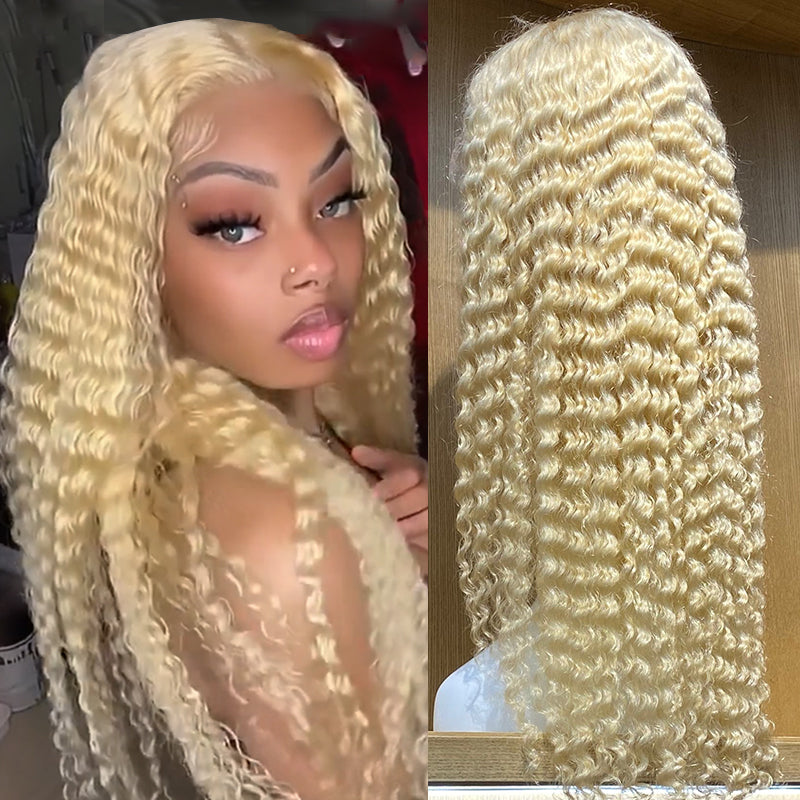 613 Blonde Body Wave 13x4 HD Lace Wig Virgin Human Hair Wigs Pre-Plucked Hairline With Baby Hair-Amanda Hair
