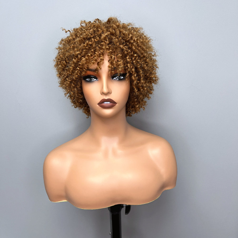 Bogo Flash Sale: 20" Curly 13*4 Lace Front Wig + Pixie Cut Bob Wig
