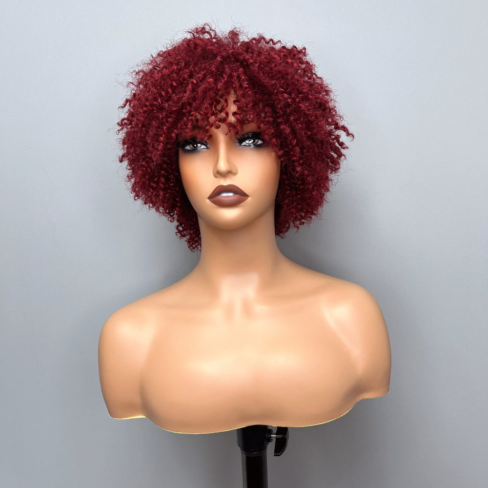 Bogo Flash Sale: 20" Curly 13*4 Lace Front Wig + Pixie Cut Bob Wig