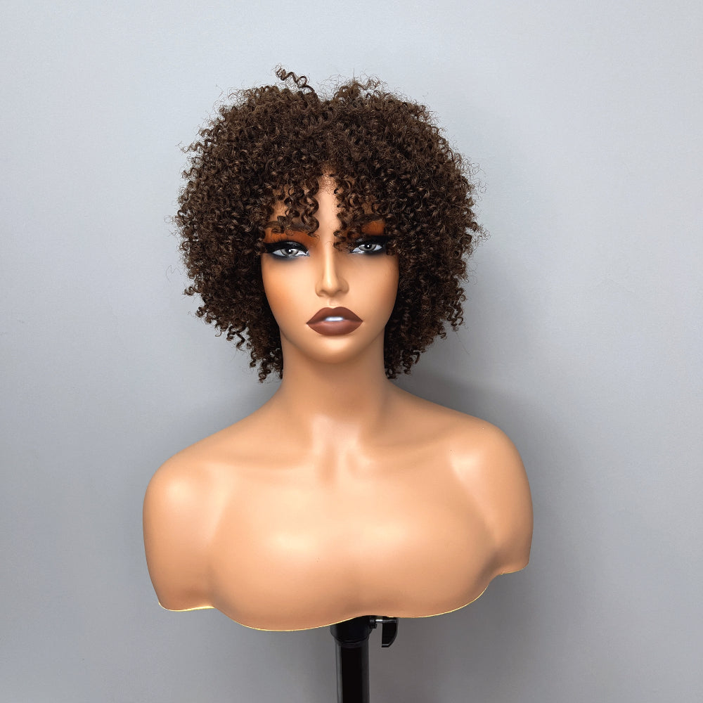Bogo Flash Sale: 20" Curly 13*4 Lace Front Wig + Pixie Cut Bob Wig