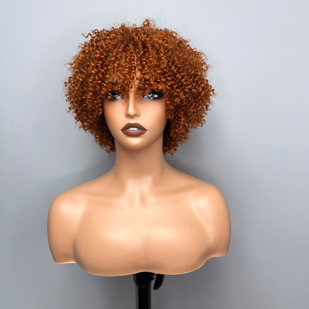 Bogo Flash Sale: 20" Curly 13*4 Lace Front Wig + Pixie Cut Bob Wig