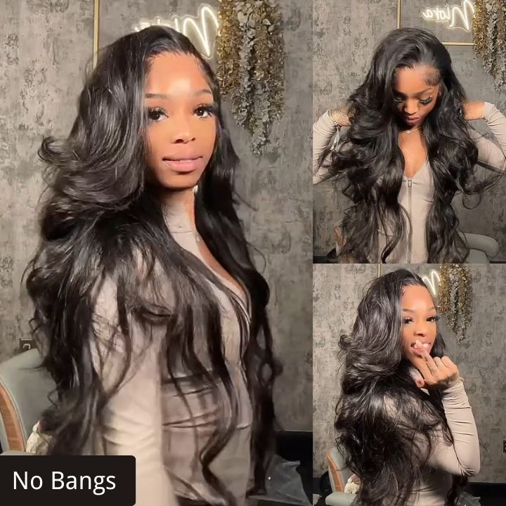 Wow $0.1 Lace Wig| Loose Wave Glueless Invisible 180% Lace Front Wig Curtain Bangs Flash Sale