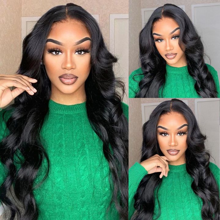 Bouncy Body Wave 13*4 HD Transparent Lace Front Wigs Flash Sale