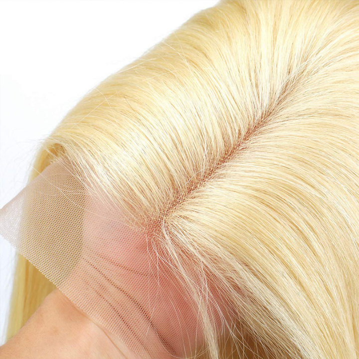 Extra 60% OFF | 613 Blonde Straight Short Bob Wigs 13x4 Transparent Lace Frontal Wig-Flash Sale