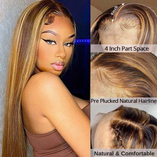 Limited Stock | P4/27 Piano Color Virgin Hair Lace Frontal Wigs 150% Density | Flash Sale