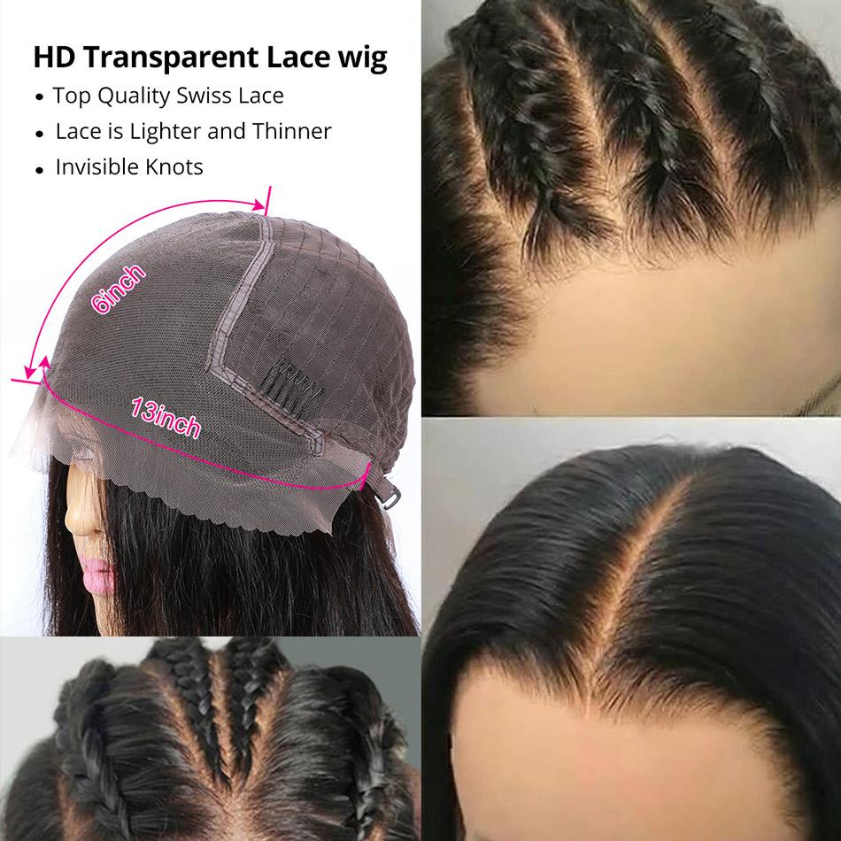 Flash Sale Buy 2 Get 1 Free Long Loose Deep Wave 13x6 Undetectable Transparent Lace Best Human Hair Glueless Wigs Online - Amanda Hair