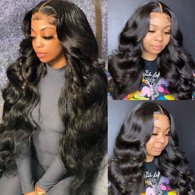 24H Fast Shipping 13*6 HD Lace Wigs Brazilian Body Wave Human Hair Lace Front Wigs-Amanda Hair