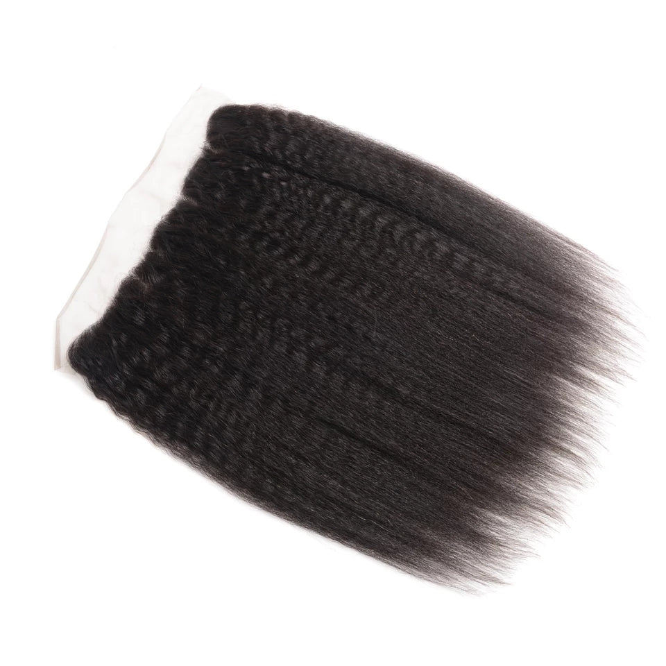 Amanda Kinky Straight 13*4 Lace Frontal 100% Remi Human Hair