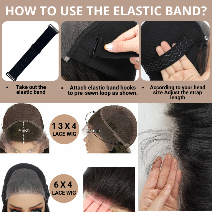 Flash Sale Buy 2 Get 1 Free Reddish Brown Color Clear Transparent 180% Density Lace Front Wigs
