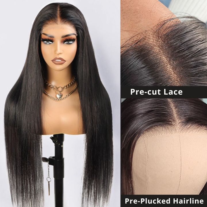 Amanda Hair Wear Go Glueless Lace Wigs Human Hair Pre Plucked With Baby Hair Invisible Beginner Friendly Wig Collection