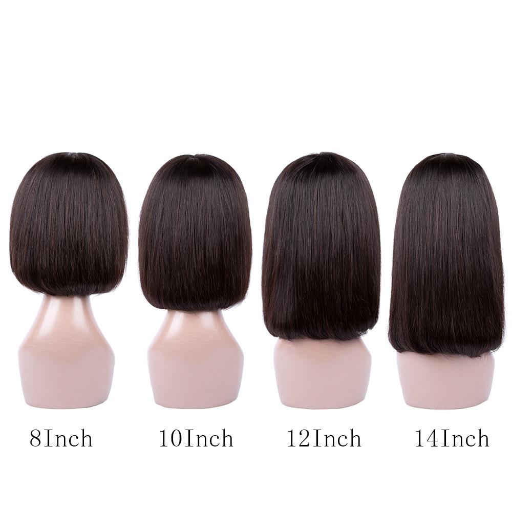 Flash Sale: Buy Straight Bob Wig With Bangs, Get 99j Same Length One For Free, Machine Made No Lace Wig