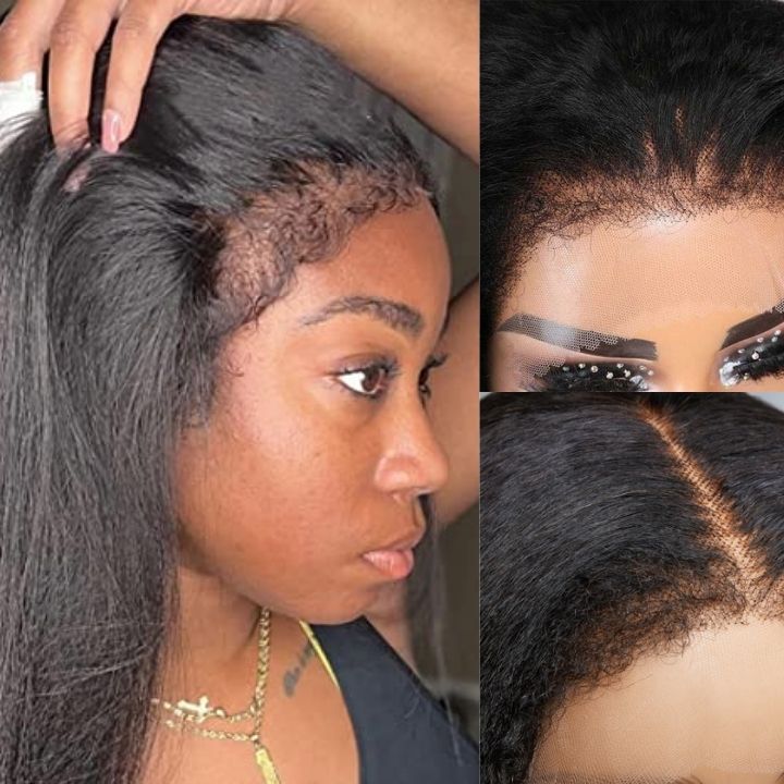 Weekend Flash Sale Amanda Hair Lace Wear Go Glueless Lace Wigs Human Hair Pre Plucked 4C/Curly Hairline Edges Invisible Beginner Friendly Wig Collection