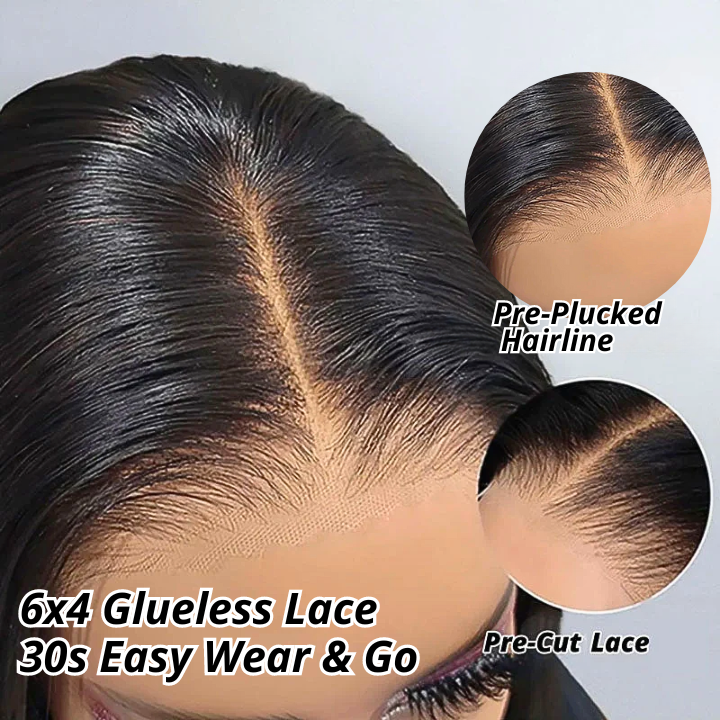 24H Fast Shipping Glueless Water Wave 13*4 HD Lace Front Color Wigs Transparent Lace Wig Plucked Hairline-Amanda Hair