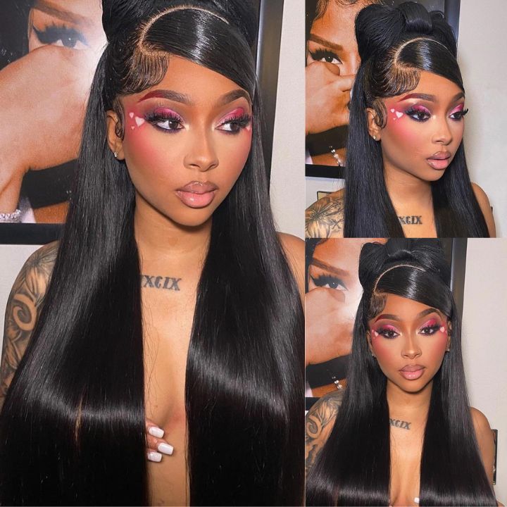 Glueless Straight 6x4.5/13x4 HD Transparent Lace Wigs-Clearance Flash Sale