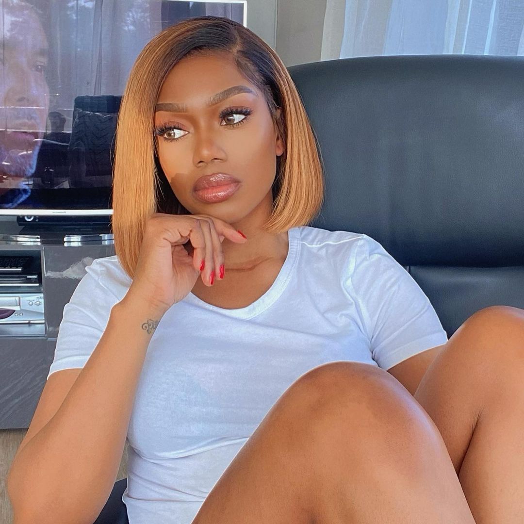 Short Bob 13x4 Lace Front Wig Blonde Straight Bob Wig 100% Human Hair For Black Women-Amanda Hair