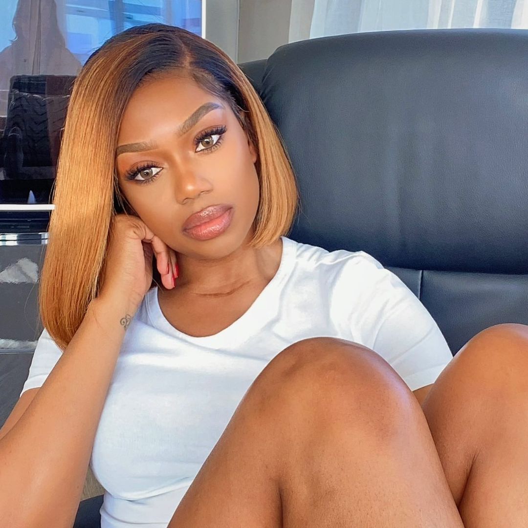 Short Bob 13x4 Lace Front Wig Blonde Straight Bob Wig 100% Human Hair For Black Women-Amanda Hair