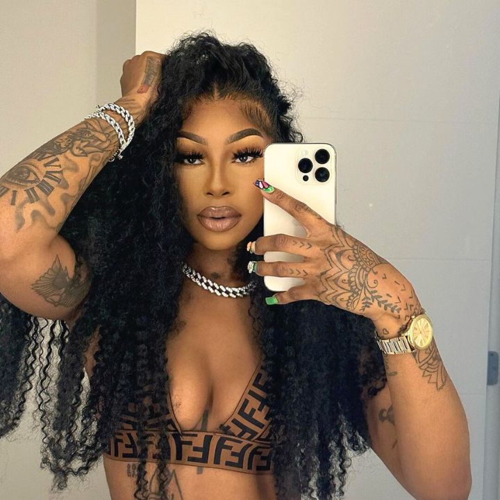 Kinky Curly Hair Transparent Glueless Lace Front Wig 13*4/6*4 Lace Frontal Clear Lace Wigs-Amanda Hair