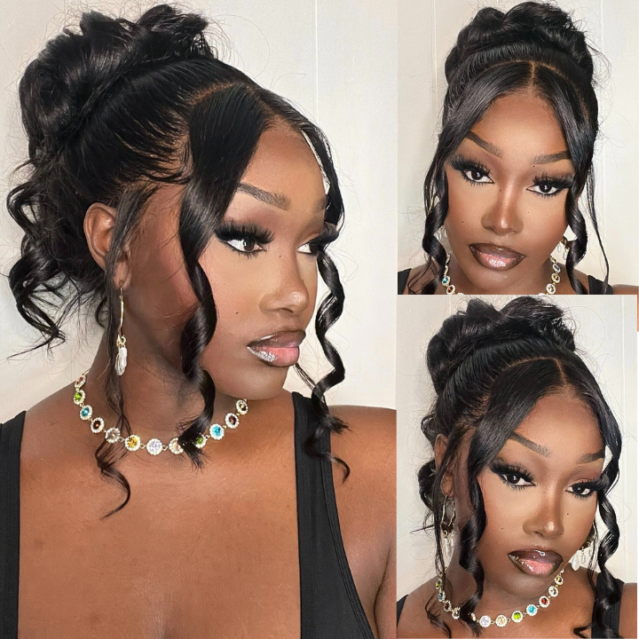 Preplucked Brazilian Body Wave Hairstyles 360 Lace Front Wigs-Amanda Hair