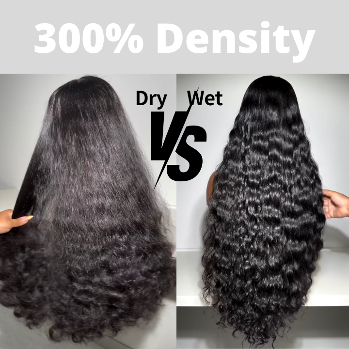 MaxPre 13x4 300% Density Luxury custom wigs Loose Wave Glueless  Lace Wigs Virgin Human Hair Transparent Lace Front Deep Wave Wig Super Double Drawn Level  - Amanda Hair