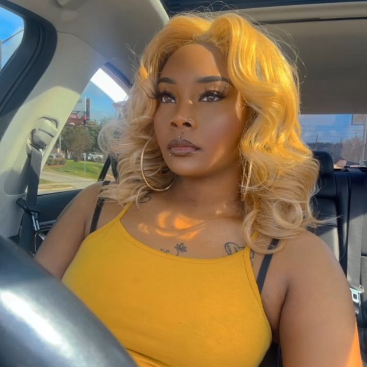 Pre-Plucked Hair Line 13x4 /4x4 Blonde #613 Body Wave Lace Frontal Colored Bob Wigs Human Hair - Amanda Hair