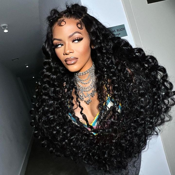 Glueless Loose Wave Lace Wig Pre Cut Transparent HD Lace Wig Flash Sale