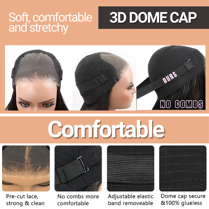 24H Fast Shipping Long Curly Hair 13*4 HD Lace Frontal Wig Thick Curly Hair Glueless Wigs Stock Limited -Amanda Hair