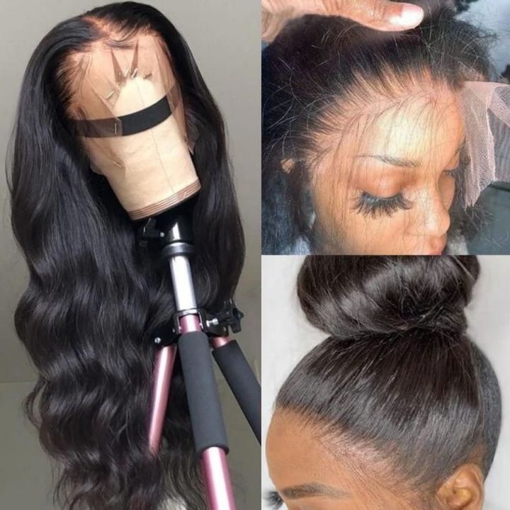 Preplucked Brazilian Body Wave Hairstyles 360 Lace Front Wigs-Amanda Hair