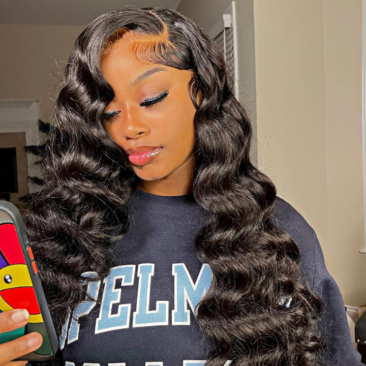 Amandahair New Launch Invisible13x4/4x4 Loose Deep HD Clear Lace Front/Closure Wigs Beginner Friendly Glueless HD Lace Wigs with Baby Hair