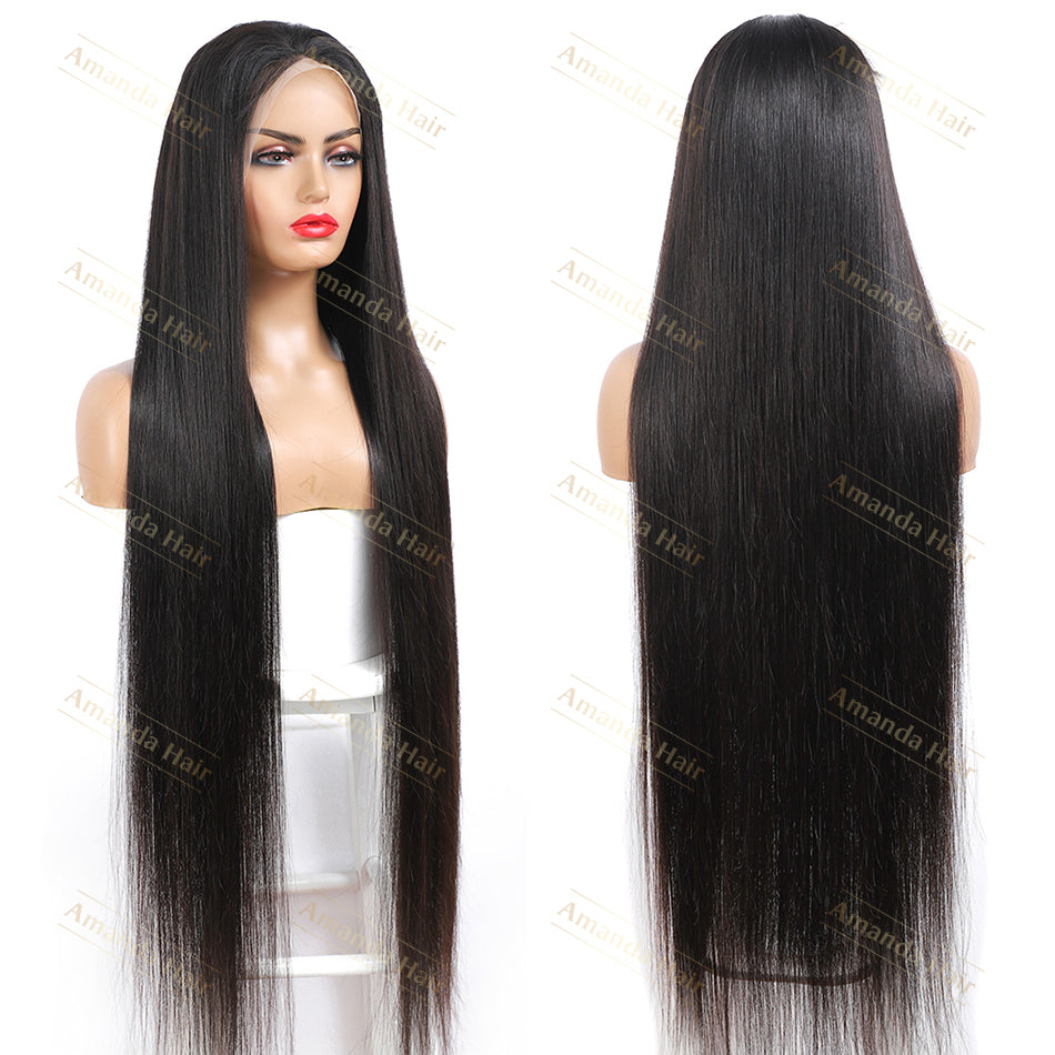 Brazilian Straight Hair Long Wigs 13*4/13*6 HD Lace Front Wigs-Amanda Hair