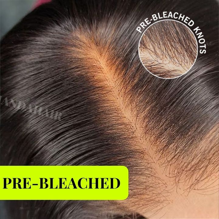 Glueless Human Hair Money Piece Highlight Blonde Body Wave Lace Front Color Wigs-Amanda Hair Clearance Flash Sale
