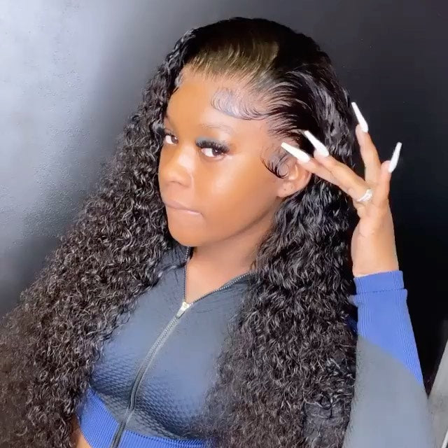 Amanda Kinky Curly 13*4 Lace Frontal 100% Remi Human Hair