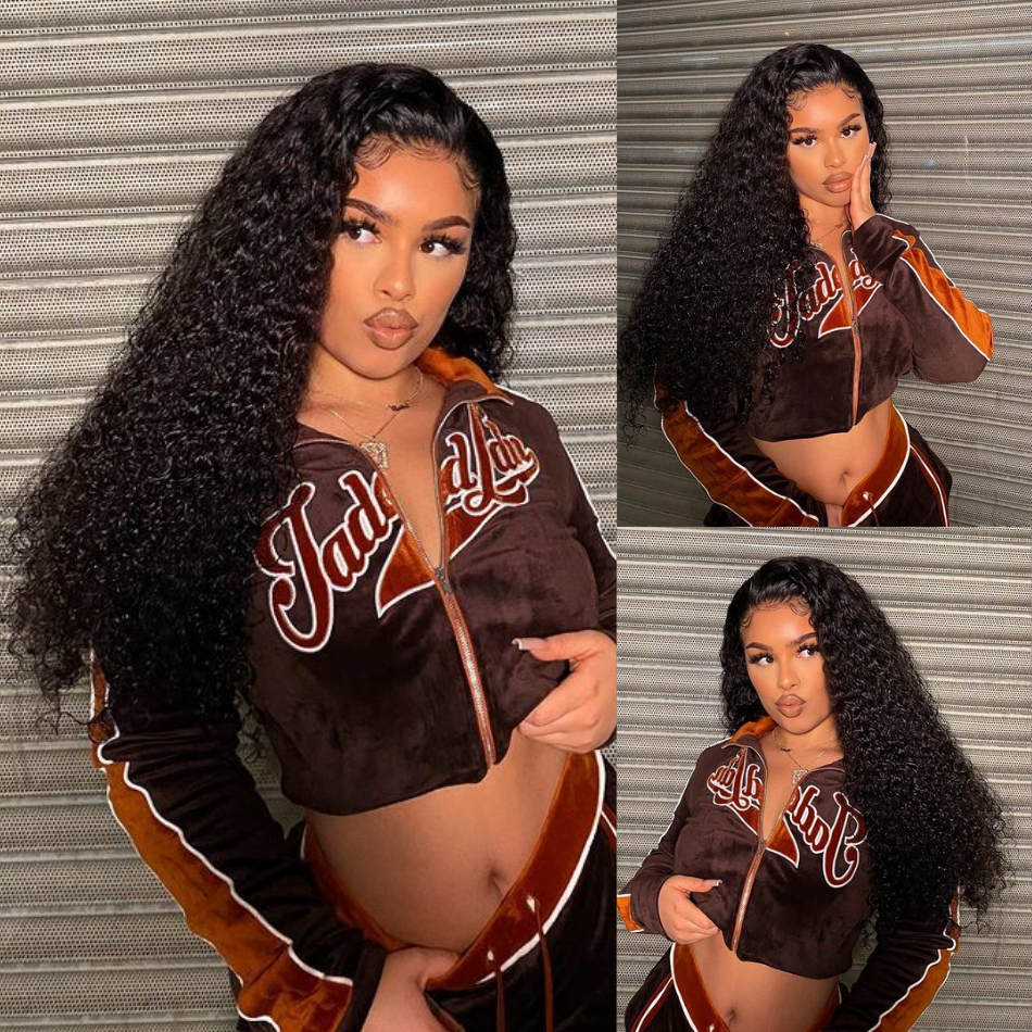 Deep Wave 5*5 HD Lace Closure Wig Best Human Hair Glueless Deep Wave Wigs-Amanda Hair