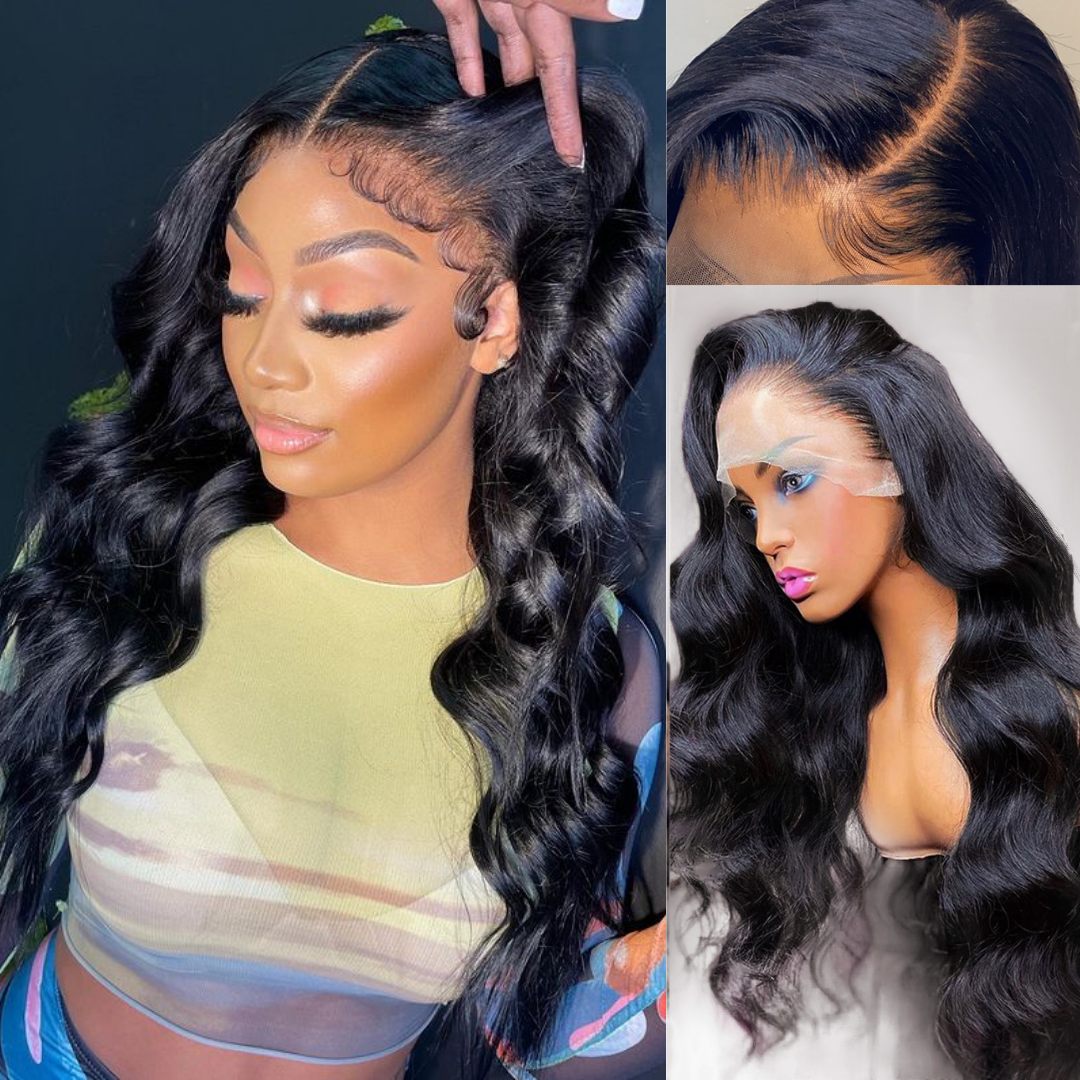 Flash Sale: Save $100, 48 Hour Only, Body Wave 13x4 Transparent Lace Frontal Wig Best Glueless HD Lace Wigs-Amanda Hair