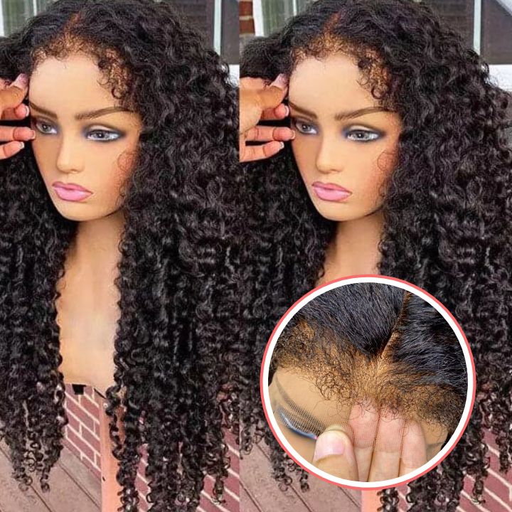 Weekend Flash Sale Amanda Hair Lace Wear Go Glueless Lace Wigs Human Hair Pre Plucked 4C/Curly Hairline Edges Invisible Beginner Friendly Wig Collection