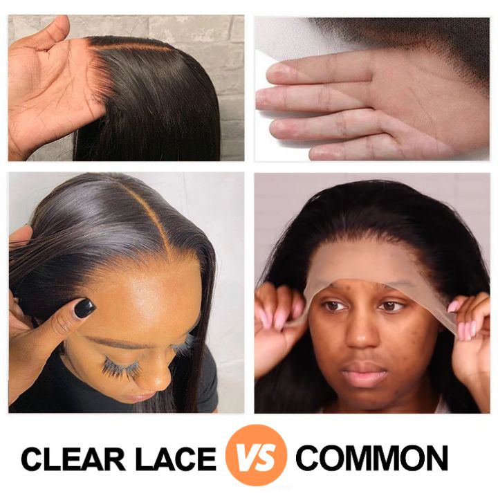 Extra 60% OFF | Flash Sale Glueless 99J Brazilian Straight Short Layer Bangs Bob Lace Wigs Transparent 13x4 Lace Pre Plucked Hairline  No Code Needed -Amanda Hair