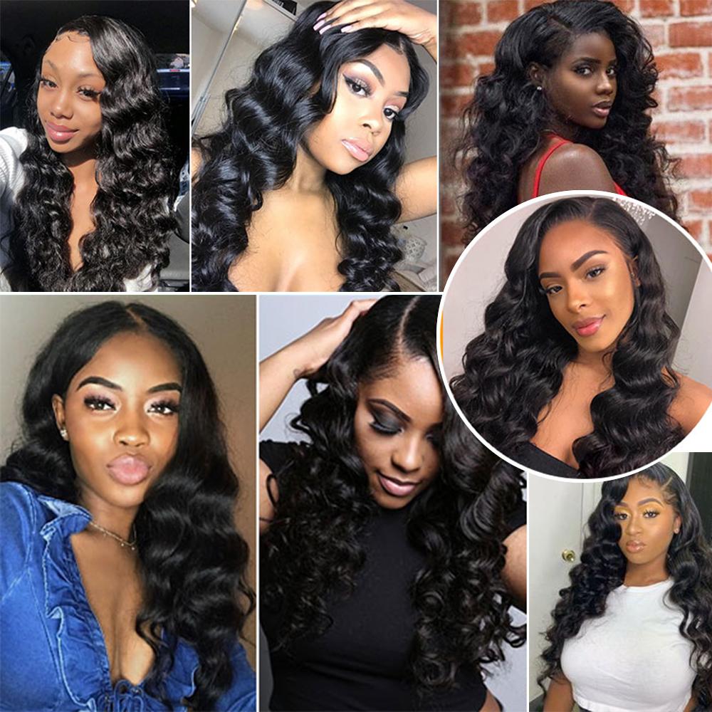 Amanda Loose Wave Hair Bundles 100% Human Virgin Hair