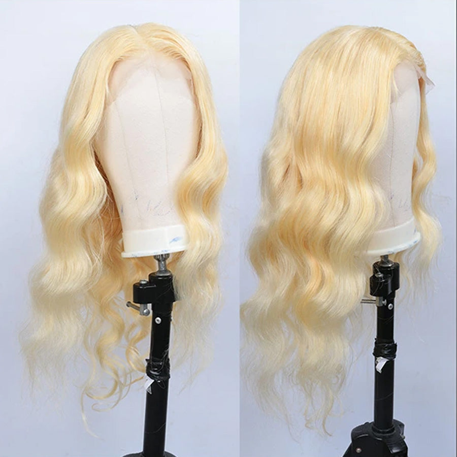 613 Blonde Body Wave 13x4 HD Lace Wig Virgin Human Hair Wigs Pre-Plucked Hairline With Baby Hair-Amanda Hair