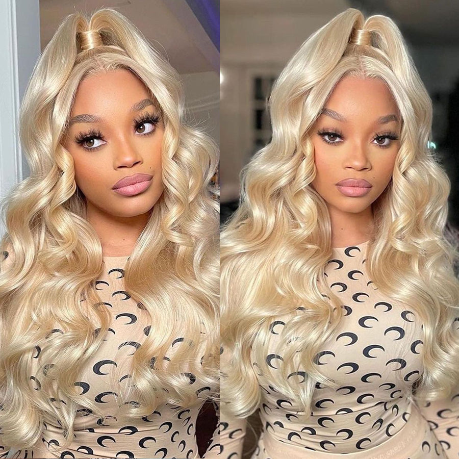 613 Blonde Body Wave 13x4 HD Lace Wig Virgin Human Hair Wigs Pre-Plucked Hairline With Baby Hair-Amanda Hair
