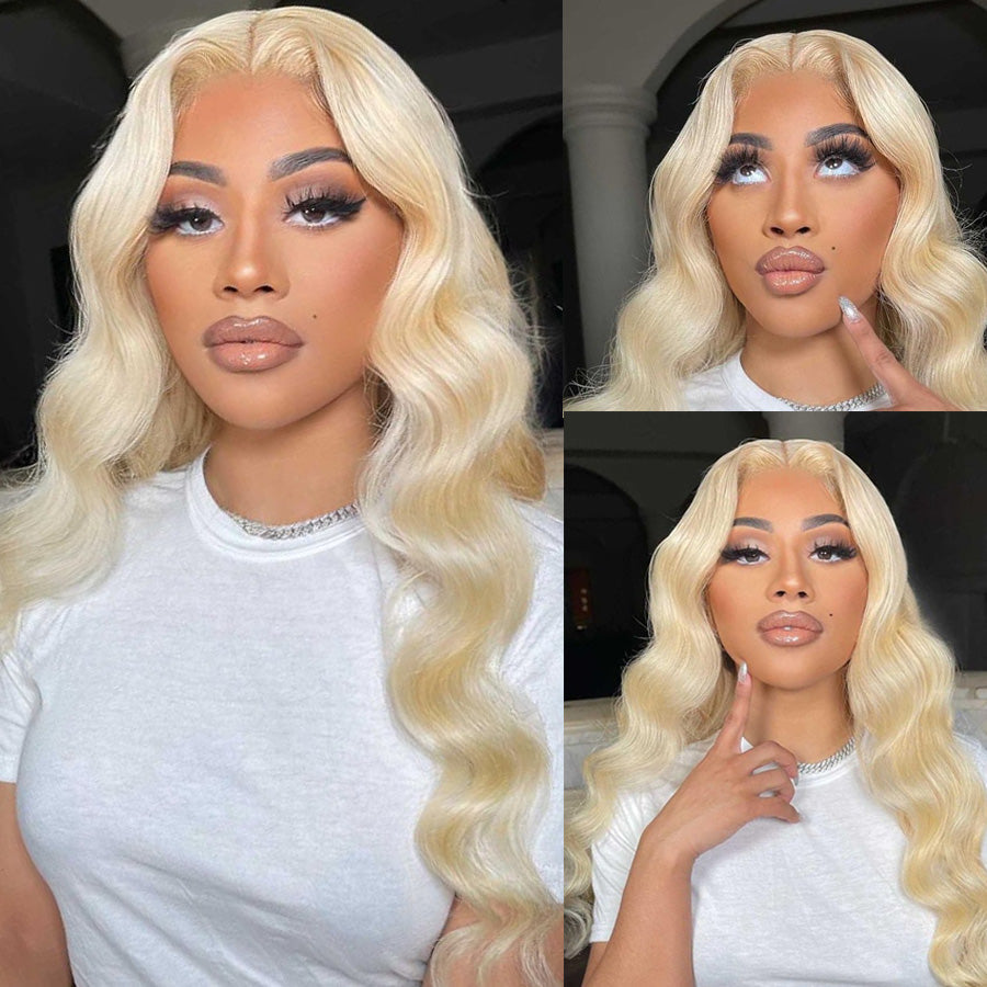 613 Blonde Body Wave 13x4 HD Lace Wig Virgin Human Hair Wigs Pre-Plucked Hairline With Baby Hair-Amanda Hair