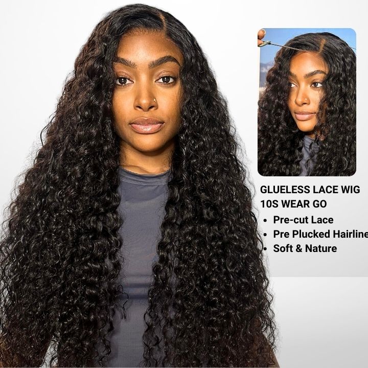 Extra 60% OFF | Flash SaleLong Curly Hair 13*4 HD Lace Frontal Wig Thick Curly Hair Glueless Wigs Stock Limited -Amanda Hair