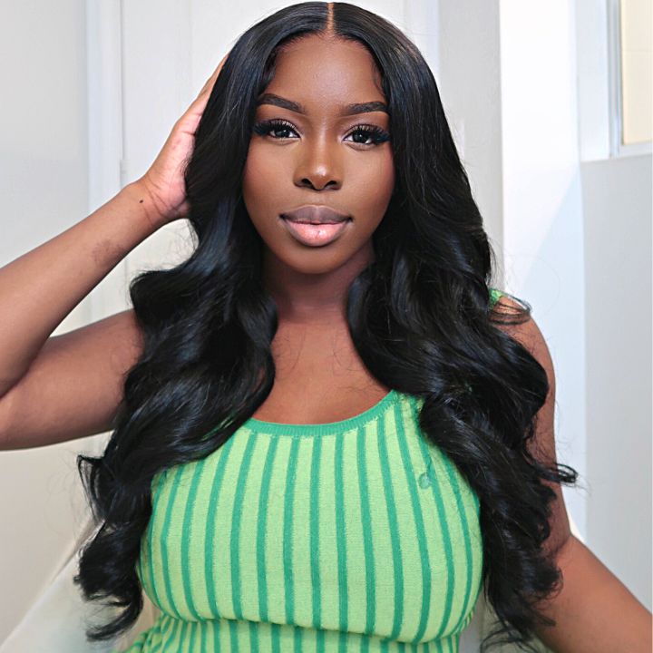 Body Wave Hair 13*4 HD Transparent Lace Front Wigs Body Wave Human Hair Glueless Frontal Wig For Women-Amanda Hair