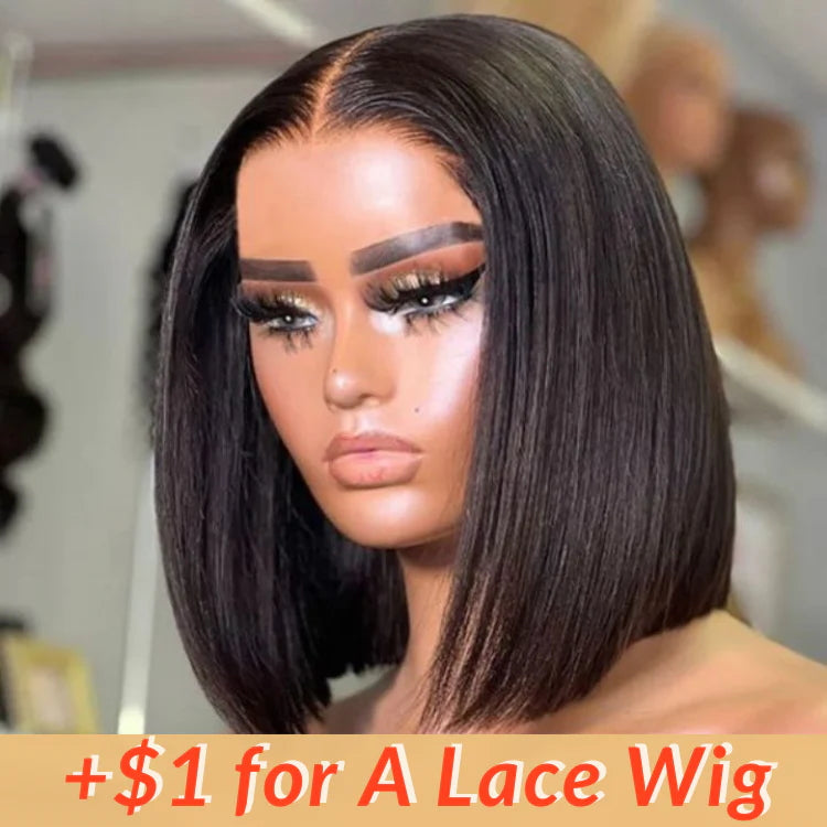 Wow $0.1 Lace Wig| Glueless Deep Curly Clear Transparent Lace Closure Wigs with Bangs Flash Sale