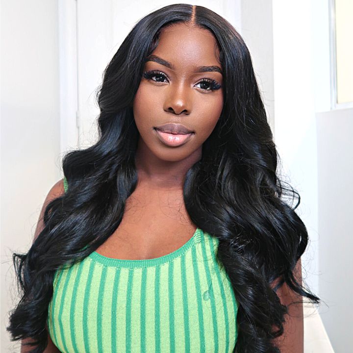 Body Wave Hair 13*4 HD Transparent Lace Front Wigs Body Wave Human Hair Glueless Frontal Wig For Women-Amanda Hair