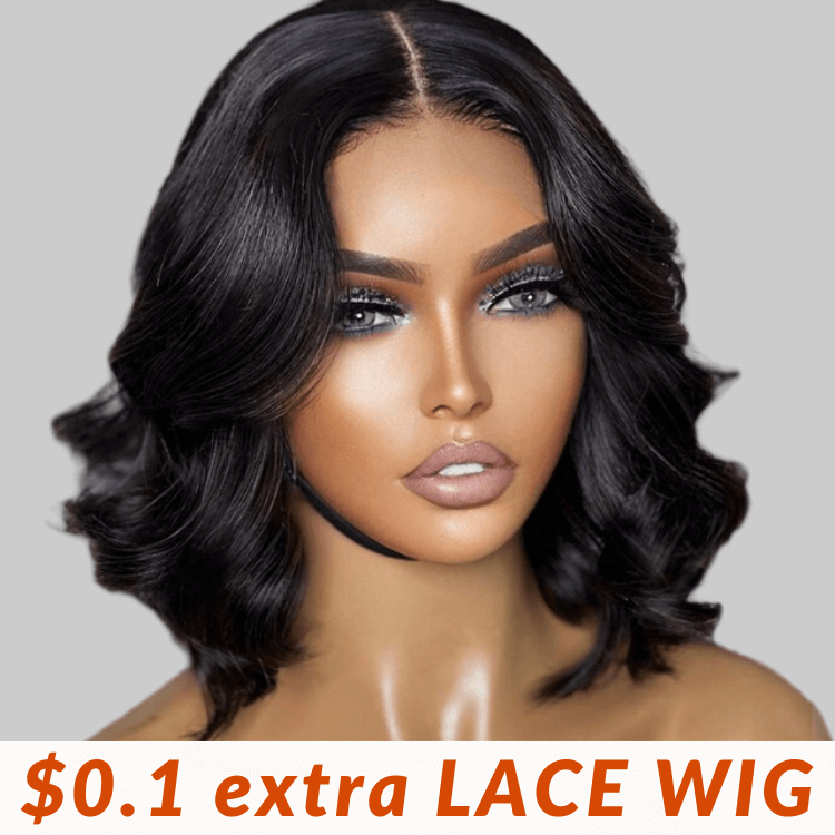 Wow $0.1 Lace Wig| Loose Wave Glueless Invisible 180% Lace Front Wig Curtain Bangs Flash Sale