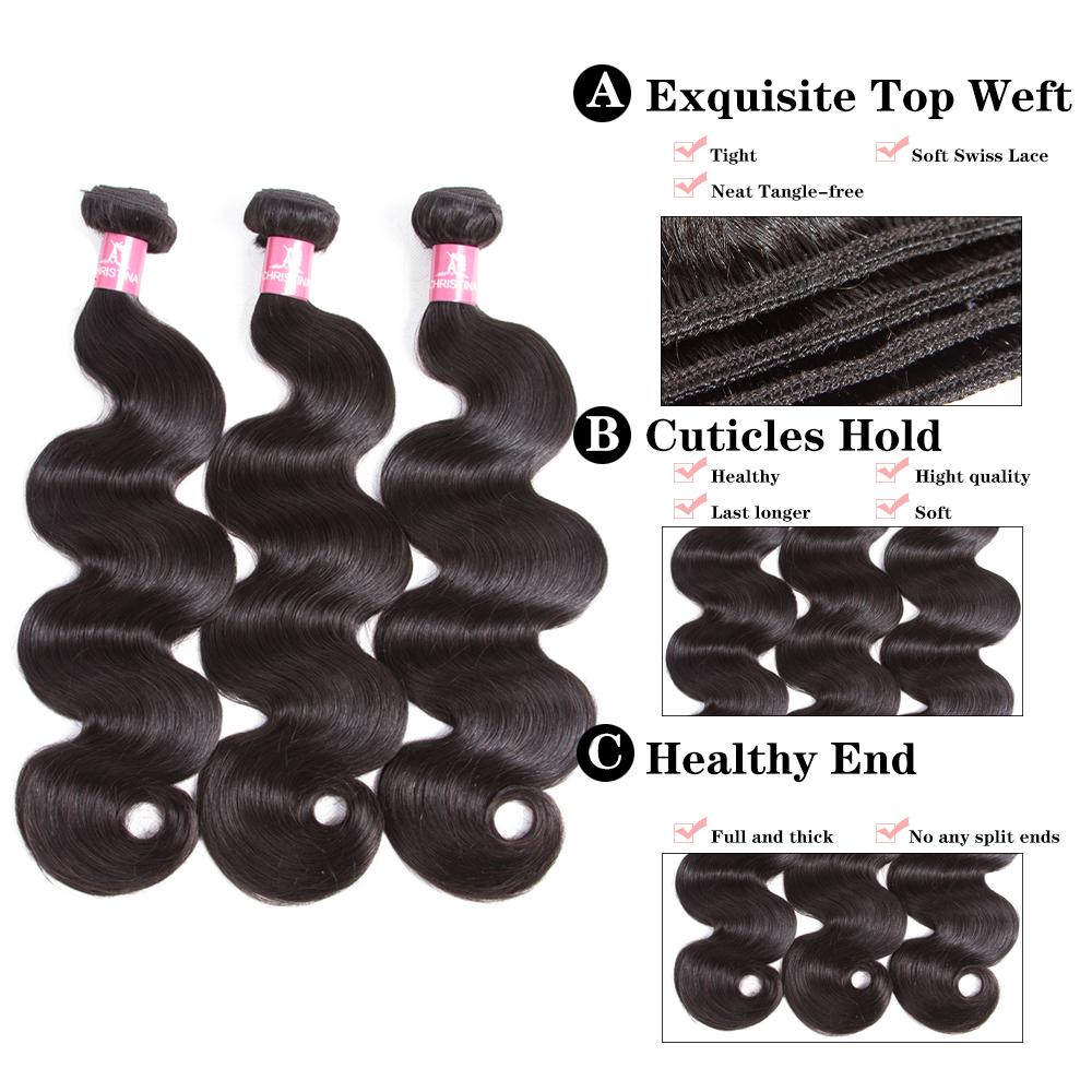 Body Wave Hair Bundles 100% Human Virgin Hair Charming Wave Hair - Amanda Hair
