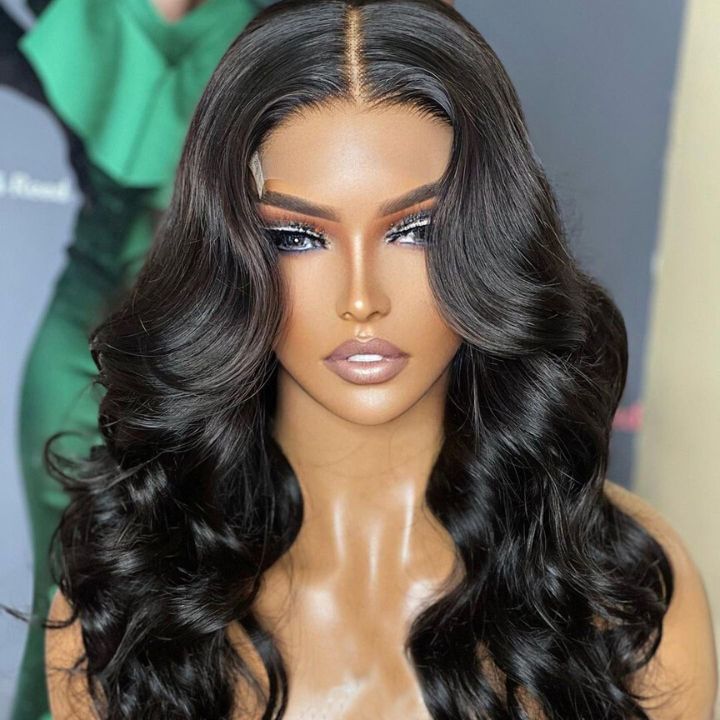Body Wave Hair 13*4 HD Transparent Lace Front Wigs Body Wave Human Hair Glueless Frontal Wig For Women-Amanda Hair