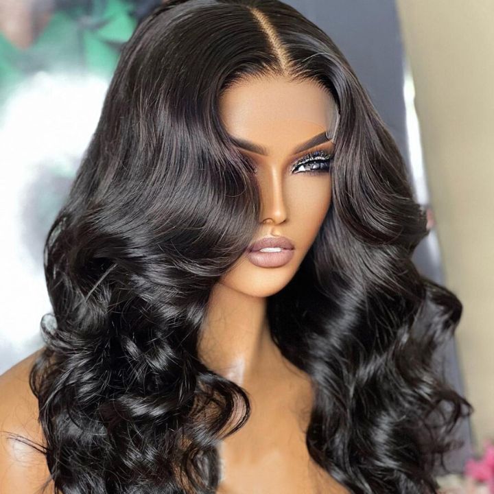 Body Wave Hair 13*4 HD Transparent Lace Front Wigs Body Wave Human Hair Glueless Frontal Wig For Women-Amanda Hair