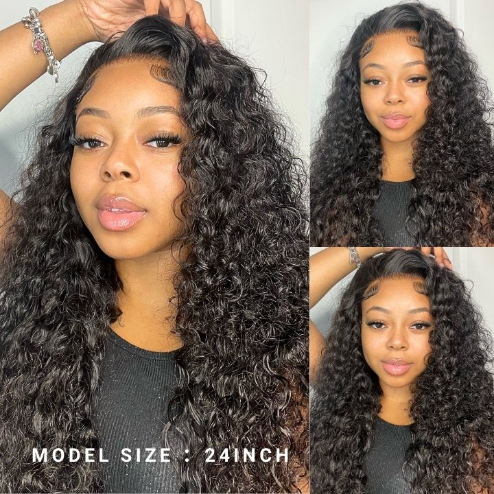 24H Fast Shipping Long Curly Hair 13*4 HD Lace Frontal Wig Thick Curly Hair Glueless Wigs Stock Limited -Amanda Hair